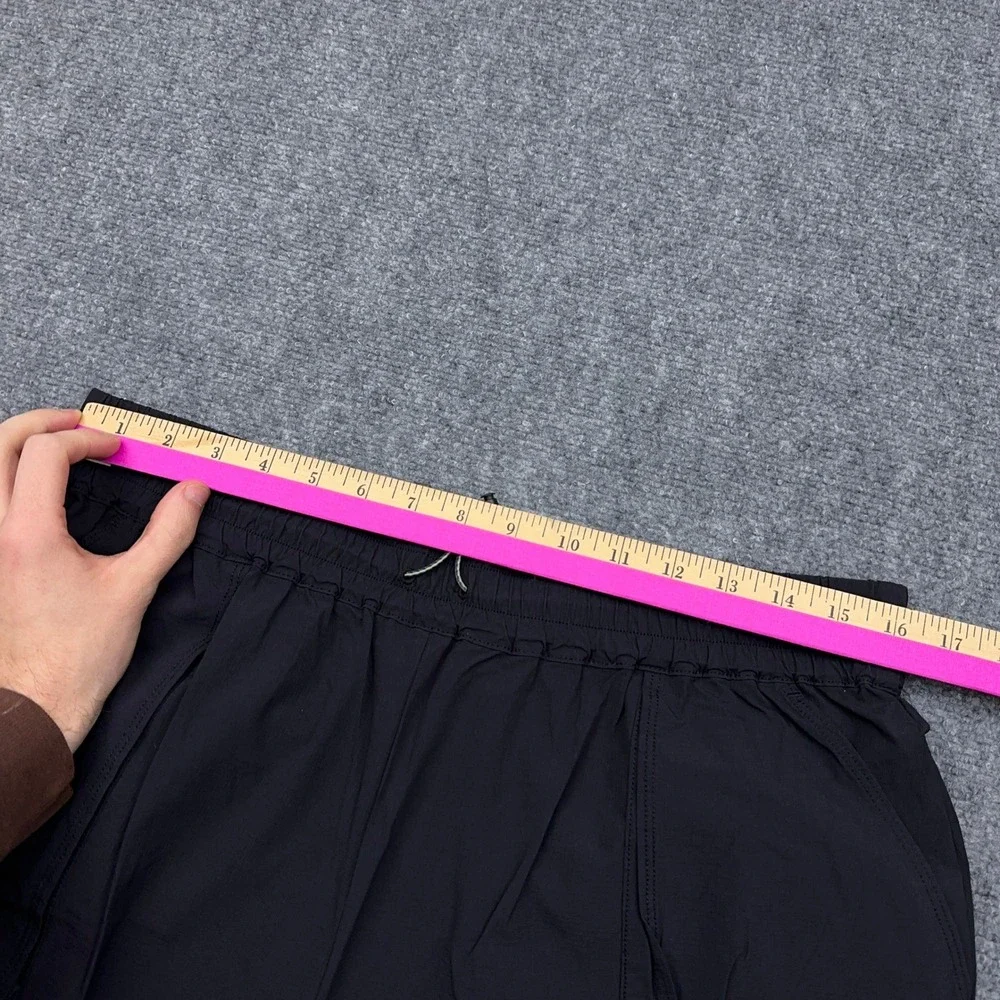 Fabletics Heights Cargo Pants Women's XL Black Relaxed Wide-Leg Pant Lightweight
